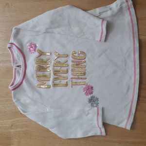 Mudpie Merry Everything sequin top mud pie